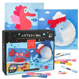 Arteza Kids String Art Kit, Set of 5 Sea Animal Designs, Plastic Pushpins, Art Supplies for Kids Craft Projects and Free Time Activities Arteza Kids