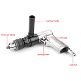 YWBL-WH KP-554 1/2 Pistol Type Pneumatic Drill CW/CCW Air Drill Tool 900rpm, Air Drill YWBL-WH