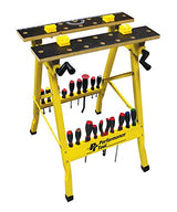 Performance Tool W54025 Portable Multipurpose Workbench and Vise (200 lbs Capacity) , Yellow Performance Tool