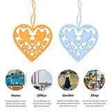 VOSAREA 30Pcs Wooden Pendant Wedding Heart Woodsy Decor Heart Wood Cutouts decoraciones para salas de casa Home décor Christmas Embellishments for VOSAREA