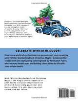 Winter Wonderland and Christmas Magic: 30 Captivating Designs for a Cozy Holiday Season, Enjoy Relaxation with Winter-Themed Coloring Pages WoodArtSupply