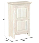 IC International Concepts Single Jelly Cabinet, 36-Inch, Unfinished IC International Concepts