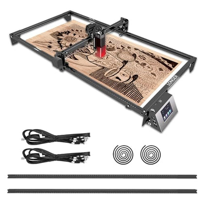 Longer Laser Engraver Y-AxisExtension Kit for RAY5 5W/10W/20W Laser Engraver, Expand Working Area to 33.46" x 15.75"（850mm*400mm） - WoodArtSupply