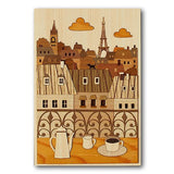 KINOWA Wooden Art Kit Kiharie Paris Made in Japan KINOWA