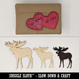 Paw Prints Pair Dog Cat Unfinished Wood Shape Piece Cutout for DIY Craft Projects - 1/8 Inch Thick - 6.25 Inch Size Sniggle Sloth