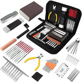 45Pcs Guitar Tool Kit, Guitar Repair Kit, Guitar Setup Kit, Luthier Tools Guitar Kit, Guitar Maintenance Kit Guitar Fret Tools, TIMDAM Guitar TIMDAM