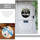 Yardwe 5pcs Wood Circles for Crafts Unfinished Rounds Wooden Cutouts Blank Slices for DIY Coasters Crafts Door Hanger Sign Painting Christmas Home Yardwe