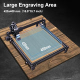 LAKIX 5W Laser Engraver, Laser Engraving Machine with 5000mW 0.08 * 0.08mm Fixed-Focus Compressed Spot Laser Module, APP Operation Laser Cutter for LAKIX