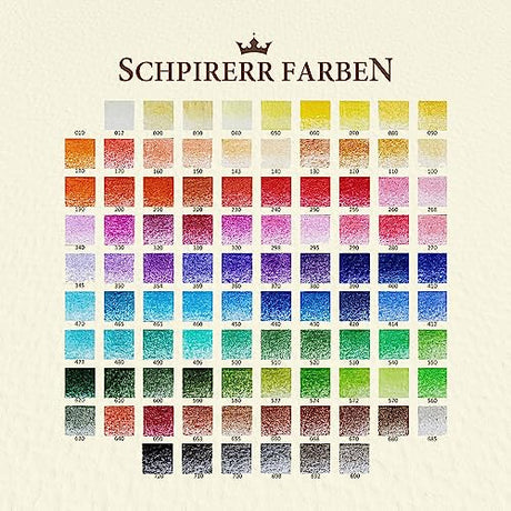 SCHPIRERR FARBEN - Premium Colored Pencils, Oil-Based Coloring Pencils, Soft-Core Color Pencil Set for Adults & Children, Non-Toxic Colored Pencil SCHPIRERR FARBEN