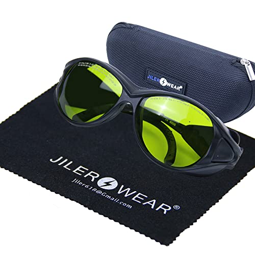 180-420 &740-1100nm Laser Safety Glassess 808nm Laser Engraving Protective Goggles,980nm, 1064nm Industrial Laser Protective Glasses,Professional JILERWEAR