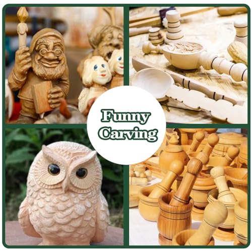 Wood Carving Kit 16PCS Wood Carving Tools Hand Carving Knife Set with Anti-Slip Cut-Resistant Gloves, Whittling Knife - Wood Carving Kit with Tools. Aimery