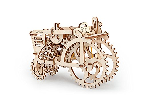 UGEARS Models 3-D Wooden Puzzle - Mechanical Tractor HQ Kites and Designs