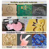 RATTMMOTOR 3018 Pro DIY CNC Router Kit, 3 Axis Hobby CNC Router Machine GRBL Control, Plastic Acrylic PVC PCB Wood Mini Desktop Engraving Milling RATTMMOTOR