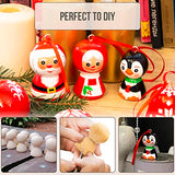 Wooden Peg Dolls Unfinished 2'' Set of 18 pcs - Wooden Peg People Unfinished - Wooden Dolls Peg - Wooden Figurines for Crafts - Unfinished Wooden AEVVV