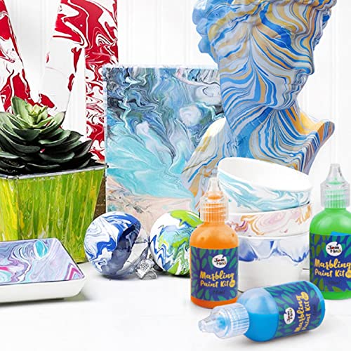 Hydro Dip Kit Practical Ability Water Marbling Paint Vibr Colors Simple Steps for Crafts (12 Colors) DOACT