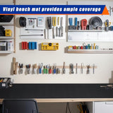 Vesici 1 Roll Work Bench Mat 23.6 x 100 Inch Scratch Resistant Vinyl Floor Runner Easy to Clean Workbench Mat Pad for Garage Workbench or Table Vesici