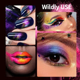 OSBANG 10 Colors Chameleon Mica Powder Color Shift Pigment Powder for Epoxy Resin Painting Soap Making Bath Bombs Candle Making Slime(0.1oz/jar) OSBANG