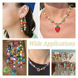 Craftdady 200 pcs Mixed Shapes & Colors Lampwork Glass Beads Loose Beads Fit Most Major Charm Bracelets, 4-20x4-20mm, Hole: 1-2.5mm Craftdady
