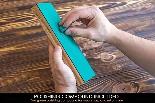 BeaverCraft Stropping Set of 3 Polishing Compound - Buffing Compound  Leather Strop Sharpening Polishing Compound P03 