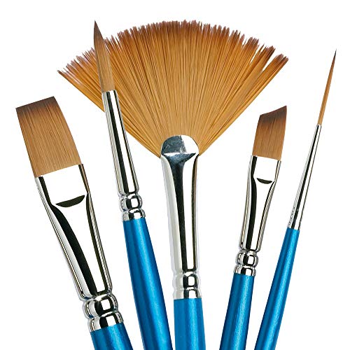 Winsor & Newton Brush, Wood, Transparent, No 9 -. 5.6 mm, Round - Brush, Short Handle Winsor & Newton