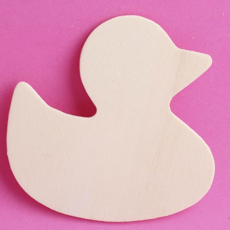 Pack of 24 Unfinished Wood Duck Cutouts by Factory Direct Craft - Wooden Duck Shapes for Craft and DIY Projects (Size: 3-1/2" W x 3-1/2" H) Factory Direct Craft