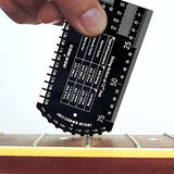 NEW Guitar Ruler String Action Ruler Gauge Tool, Fret Rocker Luthier Tool Guitarist Gift, Guitar Set Up Tool Kit for Electric Bass Acoustic Guitar Bavane