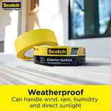Scotch Exterior Painter's Tape, 1.88 in x 45 yd, Waterproof Masking Tape For Exterior Surfaces, Can Handle Wind, Rain, Humidity & Direct Sunlight, Scotch