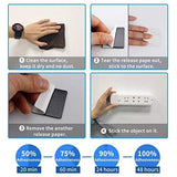 Double Sided Foam Tape Strong Pad Mounting,Black Self-Adhesive Tape Include Square Round and Rectangular(60Pcs) Tstfadac