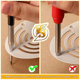 Enhon 2 MM Carpenter Pencils Set with 12 Marker Refills and Sharpener, Mechanical Carpenter Pencil Woodworking Marking Tool Solid Deep Hole Enhon