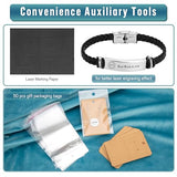 Csyidio 105 PCS Laser Engraving Materials, Jewelry Making Engraving Accessories for All Laser Engravers with Instructions, 45 PCS Stainless Steel Csyidio
