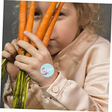 SEWOART 1 Set Wooden Painting Toy Unfinished Wood Bunny Chips Wood Cutouts Unfinished Bunny Wood Slices Easter Party Hanging Ornament Easter Chips SEWOART