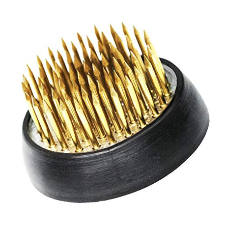 BEADNOVA Flower Frog Ikebana Kenzan with Rubber Gasket Floral Frog for Arrangements Ikebana Vase (1.3 Inch/34mm, 1pcs) BEADNOVA