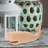 PartyKindom 1Pc Whale Ornament Whale Wooden sea Animal Decors DIY Wood Ornaments Wooden Whale Sculpture Wood Carving Sculpture Wooden Whale Decor PartyKindom