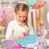 MORITA BOKUJO 650 + Pcs Fashion Designer Kit for Girls with 2 Mannequins, Kids' Sewing Kits Creativity DIY Arts & Crafts Kit Sewing Kit for Kids MORITA BOKUJO