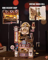 ROKR 3D Wooden Chocolate Factory Puzzle with LED Marble Run for Adults ROKR