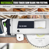 495377 Track Saw Blade for TS 55, TSC 55, TS 60, ATF 55 E, HK 55, HKC 55 festool Track Saw Plunge Cut Saw 160mm, 2.2mm, 20mm 48t ATB festool Track Jisculo