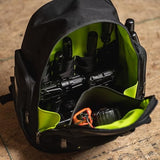 AWP Extreme Tool Backpack, Heavy-Duty Tool Bag with Padded Shoulder, Back, and Waist Straps, Water-Resistant Construction Black AWP