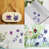 GORGECRAFT 6.3 Inch Skull Metal Stencil Stainless Steel Painting Template Journal Tool for Painting Wood Burning Pyrography and Engraving Home DIY GORGECRAFT