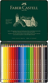 FABER-CASTELL FC117524 Albrecht Durer Artist Watercolor Pencils in A Tin (24 Pack), Assorted Faber-Castell