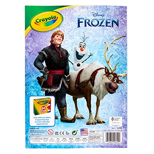 Crayola Frozen 2 Coloring Book with Stickers, Gift for Kids, 96 Pages, Ages 3, 4, 5, 6 Crayola