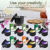 FAIRYELF Candle Making Kit with Wax Melter, Complete Candle Making Supplies, Soy Candle Wax Kit for Kids, Beginners, Adults, Including Electronic FAIRYELF