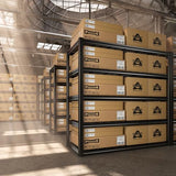 REIBII 48''W Garage Shelving Heavy Duty Loads 2500LBS Garage Storage Shelves Heavy Duty Shelving 5 Tier Adjustable Metal Shelving for Garage Storage REIBII