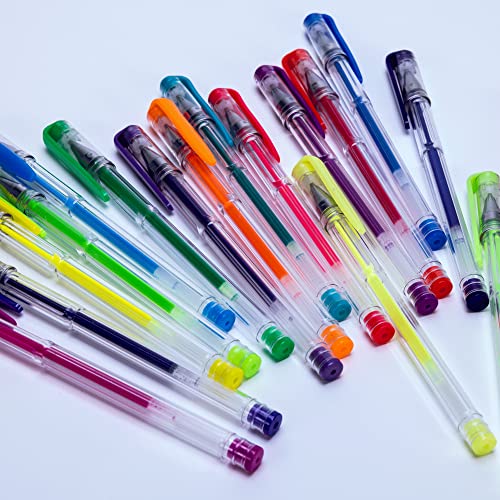 RoseArt Premium 100ct Gel Pen Set Great for Artists, Teachers, Students Featuring Classic, Neon, Pastel, Glitter, Metallic, Neon Glitter and Swirled RoseArt