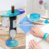 2.08 Gallon Quick Curing Epoxy Resin Kit - 4 Hrs Demold Upgrade - Clear & Bubble Free Epoxy - Fast Demold 1:1 Mix Resin - High Hardness for Art, MTBJZJ