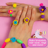 Just My Style Make & Believe Unicorn Pop Beads, 500+ Snap-Together, DIY, Bead Kit for Girls, Jewelry Set, Great Travel & On The Go Activity for Kids Just My Style