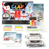 Arteza Kids Air Dry Clay, Winter Wonderland Stage Clay Kit, Craft Supplies for Learning Centers and Educational Playtime, Christmas, Birthday Gifts Arteza Kids