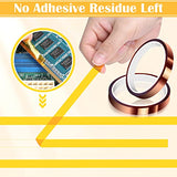 2 Packs Heat Resistant Tape for Heat Press Sublimation, High Temperature Heat Transfer Tape No Residue Thermal Transfer Tape for Dye Sublimation, Billbotk