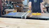 Magswitch SavR Featherboard, miter slot featherboard for use with table saw or bandsaw, adjustable miter slot, locks in place, easy to use and safe Magswitch