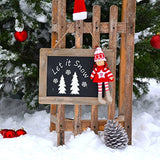 YEAJON 25Pcs Christmas Stencils 4x4 Inch for Painting on Wood Slice, Fabric, Paper, Windows, Cards, DIY Christmas Ornaments, Reusable Merry Christmas YEAJON