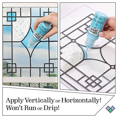 Gallery Glass Jewel Tones PROMOGGJL22 Stained Kit, 8 Piece Glass Paint Set for DIY Arts and Crafts, Perfect for Beginners and Artists Gallery Glass